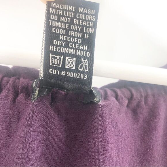 BCBGMaxAzria plum purple knit midi dress - Picture 6 of 7